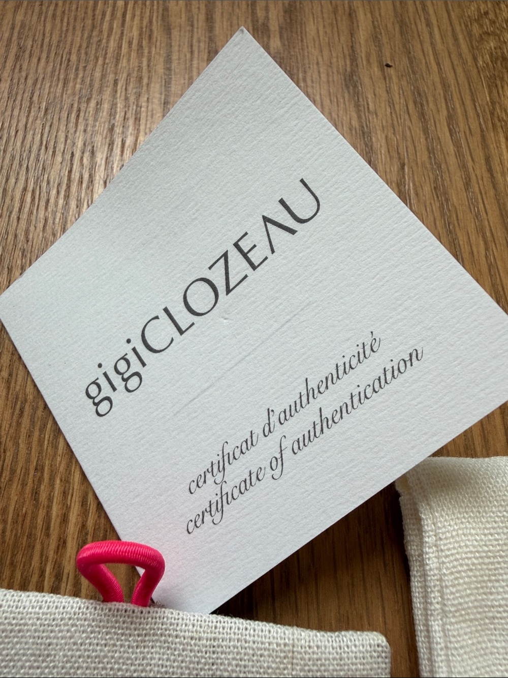 Gigi Clozeau Necklace - Rose Gold w/Blue - Picture 6 of 8